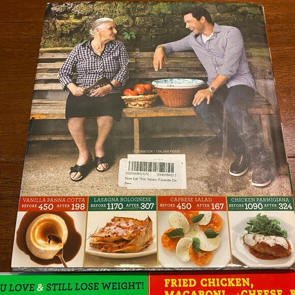 Rocco Dispirito cookbook lot Now eat this Italian comfort foods diet recipe book - Picture 8 of 8